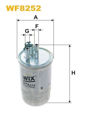 WIX FILTERS Kütusefilter WF8252